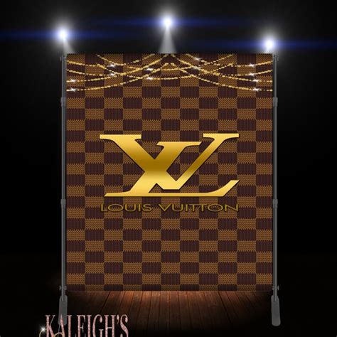 louis v backdrop banner